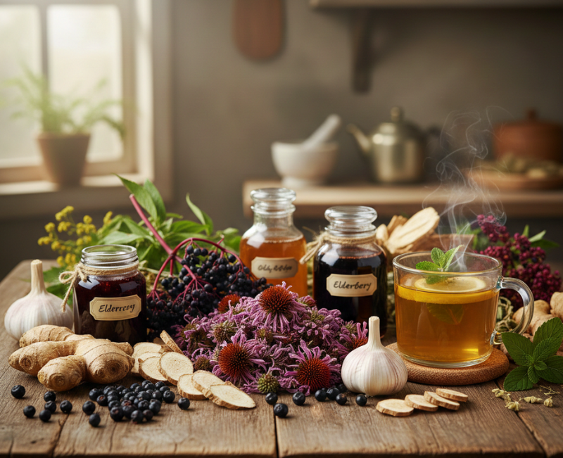 Best Herbs for Flu and Cold: Top 5 Plant-Based Immune Boosters